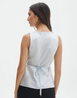 Lace Trim Satin Cami -Glassons r lola lace trim cami break the ice back bv119674rsat