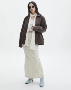 Ribbed Maxi Skirt -Glassons r missy denim hemmed maxi skirt flour power front sl80031rctn 1