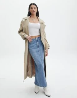 Denim V Neck Waistcoat -Glassons r missy denim mermaid skirt riley vintage wash front sl80031rden