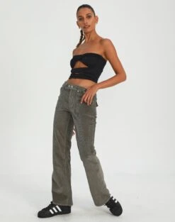 Cargo Parachute Pant -Glassons r pamela low rise boot cut cord everythings pine front pw78812rcor 1