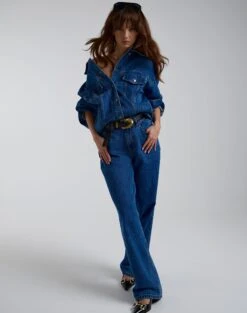 Supersoft High Neck Bodysuit -Glassons r piper puddle baggy jeans suzy mid wash front jd51910pden