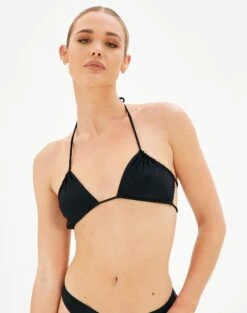 Triangle Bikini Top -Glassons r tala tri bikini top black front ga80338rpln