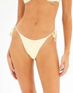 Printed Ruched Balconette Bikini Top -Glassons r tali tie side brief marigold ditsy front ga44814rmar 5