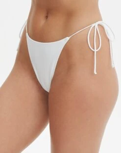 Side Tie Thong Bikini Bottom -Glassons r tamsin thin tie side thong bikini brief white detail ga71259rpln