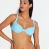 Balconette Thick Strap Tie Back Bikini Top -Glassons r teagan tie back bikini top deja blue front ga110507rpln