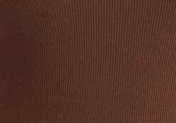 Rib High Neck Bodysuit -Glassons raro razor ribbed bodysuit deep umber imagefront tb116787vis