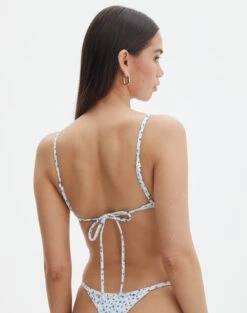 Printed Ruched Balconette Bikini Top -Glassons reef balconette top dahlia ditsy back ga52510rddt