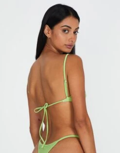 Shimmer Balconette Tie Back Bikini Top -Glassons reef balconette top pistachio back ga52510shm
