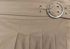 Belted High Waist Pleated Mini Skirt -Glassons riggs cargo pleated mini skirt on the rocks imagefront ss92078ben