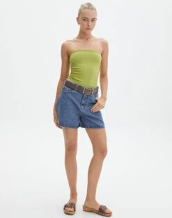 Strapless Ruched Knit Bandeau -Glassons riley rouched side boobtube wassa bae full kv85755vn