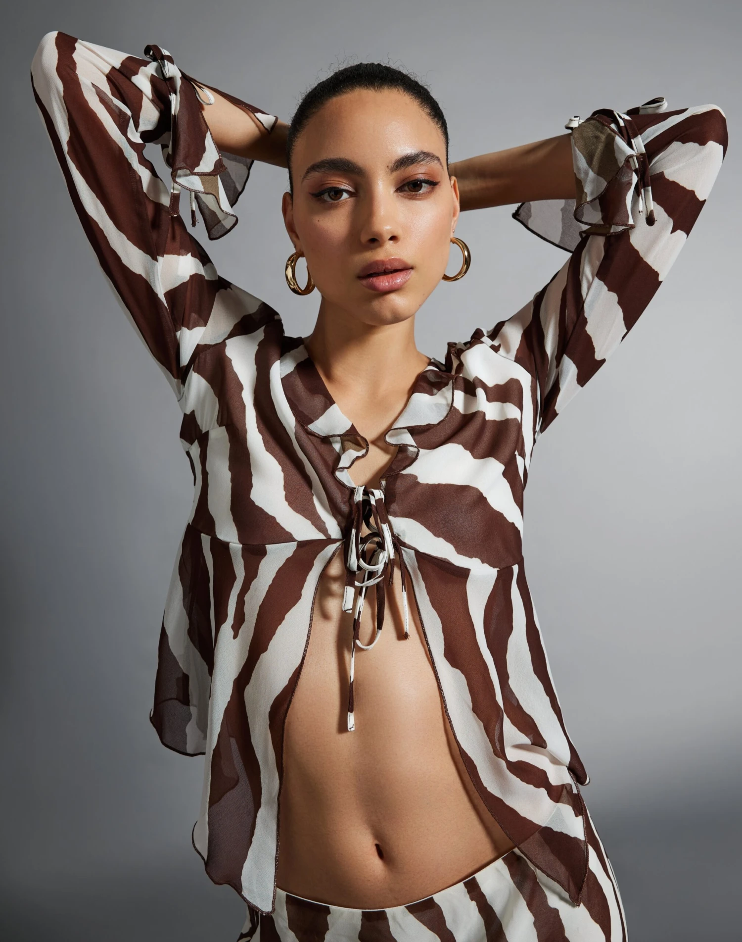 Printed Lace Trim Cami Top 13 Printed Lace Trim Cami Top - Image 11