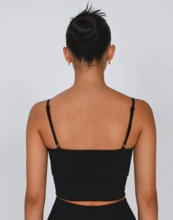 Active Seamless Ribbed Contour Cropped Tank -Glassons rosa seamless tank black back tv53576hvs