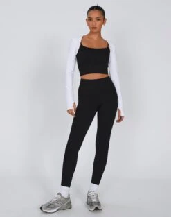 Glassons -Glassons rosa seamless tank black full tv53576hvs