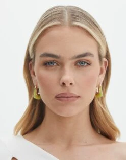 Strapless Mini Sequin Dress -Glassons roxy rectangle hoops goldgreen front je144647ear 1