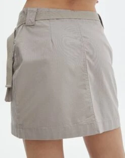 Cargo Wrap Mini Skirt -Glassons ryder wrapped mini skirt on the rocks back ss96421cot