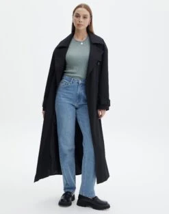 Knit Long Line T-Shirt -Glassons saphi short sleeve rib tee cypress full ks119955vn