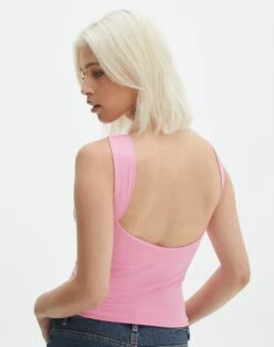 Supersoft Backless Tank Top -Glassons sayley low back tank gimme guava back tv146388pch