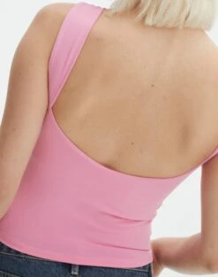 Supersoft Backless Tank Top -Glassons sayley low back tank gimme guava imageback tv146388pch