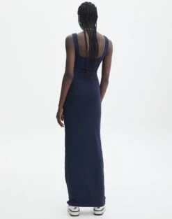 Supersoft Square Neck Slim Fit Maxi Dress -Glassons sedona square neck midi navy blazer back dl106733pln