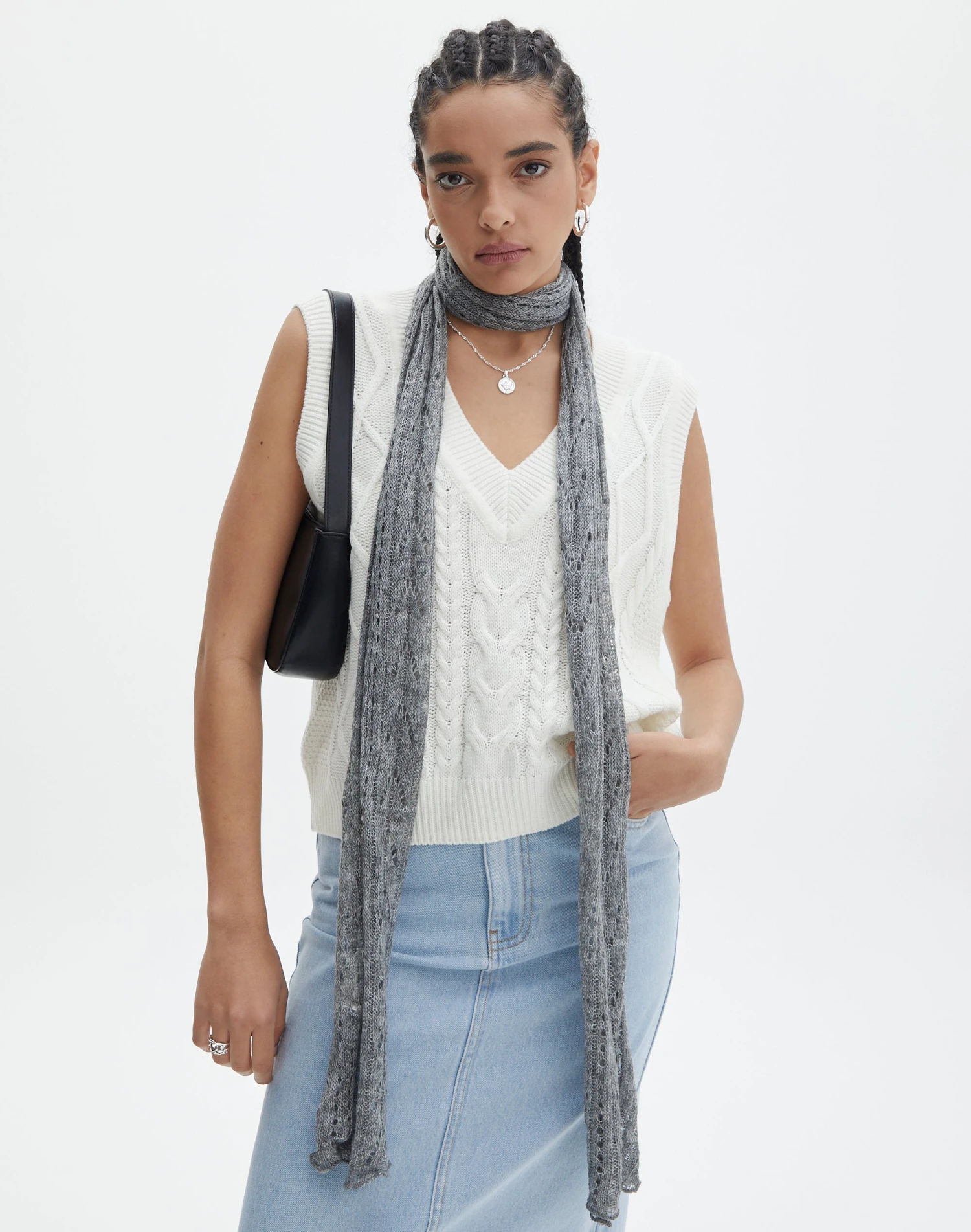 High Rise Denim Maxi Skirt 11 High Rise Denim Maxi Skirt - Image 9