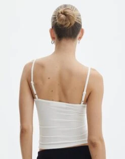 Luxe Lounge Modal Thin Strap Singlet 29 Luxe Lounge Modal Thin Strap Singlet -Glassons sisi modal tank milk back tv118176mod