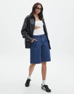 Supersoft One Shoulder Side Cut Out Bodysuit -Glassons sully peachy bodysuit milk full tb95431pch