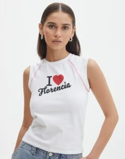 Contrast Rib Knit Bandeau -Glassons tana tank top florenciawhite front tv138864prt 2