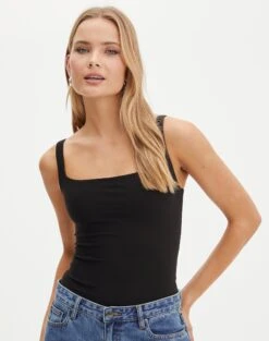 Washed Faux Leather Mini Skirt 29 Washed Faux Leather Mini Skirt -Glassons veronika square neck bodysuit black front tb54146pln 1