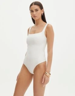Supersoft Square Neck Bodysuit -Glassons veronika square neck bodysuit milk detail tb54146pln