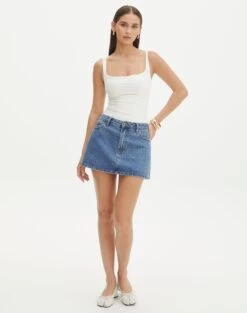 Supersoft Square Neck Bodysuit -Glassons veronika square neck bodysuit milk full tb54146pln