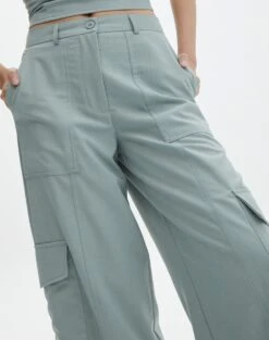 Mid Rise Puddle Cargo Pant -Glassons waverly wide leg pant its a big dill imageback pw55427gry