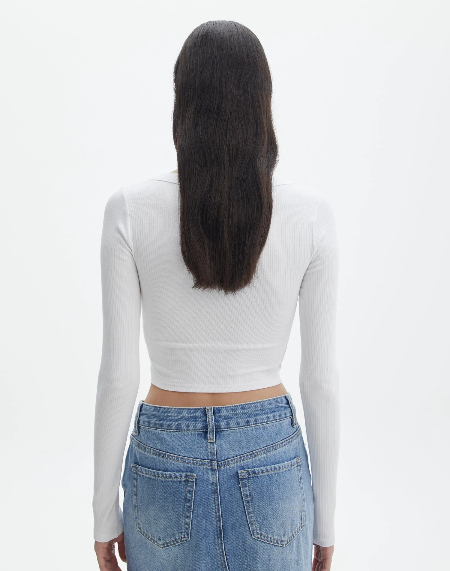 Cotton Scoop Neck Long Sleeve Top 11 Cotton Scoop Neck Long Sleeve Top - Image 9