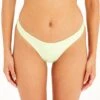 Shimmer Thong Bikini Bottom -Glassons zimi high waist thong lime splice front ga63412shm