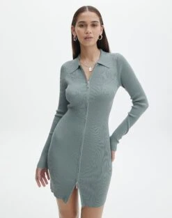 Knit Square Neck Maxi Dress -Glassons zola zip through cypress front kd122614knt